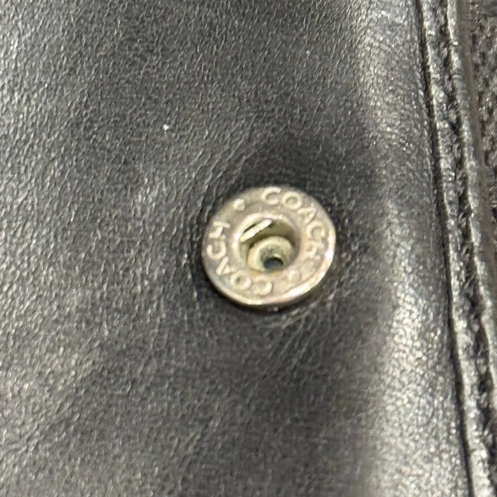 Coach Black Men leather and canvas men wallet - Picture 8 of 8